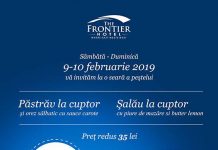 „Seară pescărească” la The Frontier Hotel SIRET pe 9 şi 10 Februarie Seara Pescareasca la Frontier Hotel