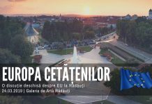 Eveniment „Europa cetățenilor – o discuție deschisă despre UE” pe 24 Martie Europa cetatenilor