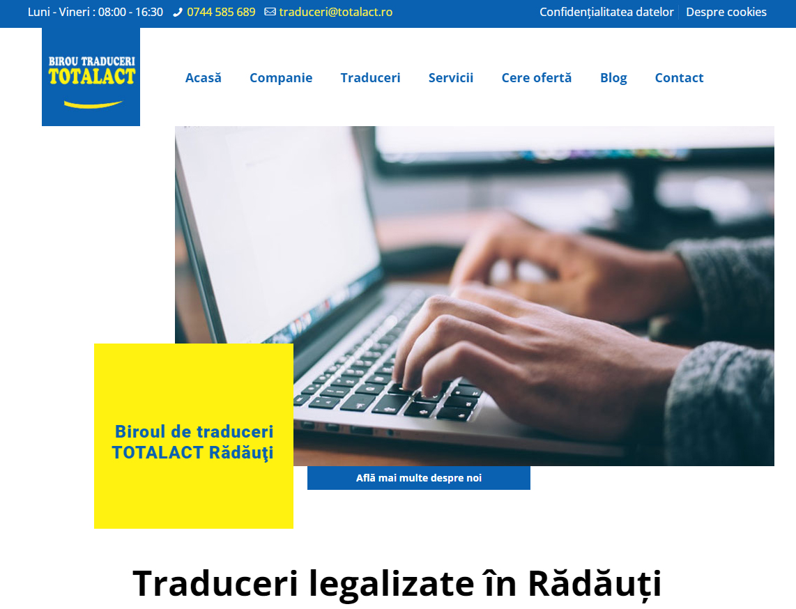 traduceri legalizate in Radauti